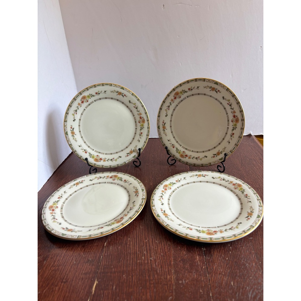 Royal Doulton Mosaic Garden TC 1120 Fine China Salad Plates Set of 4 England 8"